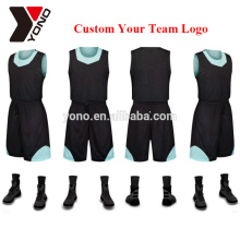 ensembles de maillot de basket-ball de conception simple pour les hommes en gros de haute qualité prix concurrentiel nouveaux kits uniformes de basket-ball